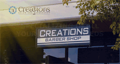 Desktop Screenshot of creationssalonandbarbershop.com